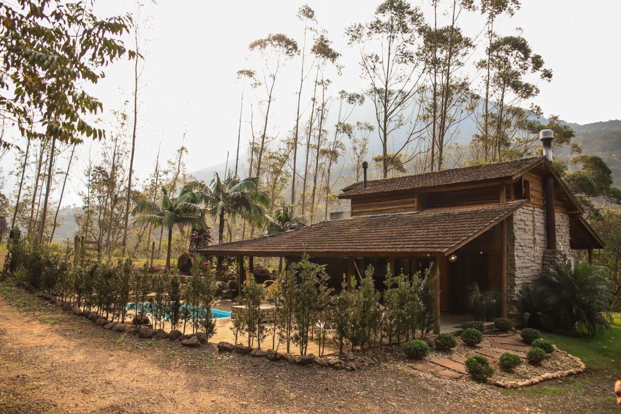 Chale Casa De Pedra, Vivenda Serra Velha, Chales De Montanha Timbe do Sul Экстерьер фото